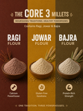 Core3 Flour Combo - Ragi, Jowar, Bajara